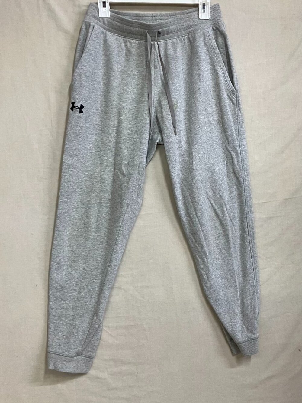 Under Armour Athletic Sweatpants Women's Size Large Gray Fleece Jogger Pants